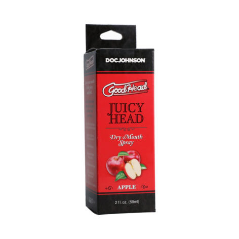 GoodHead Juicy Head Dry Mouth Spray 2oz Apple, Doc Johnson