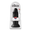 King Cock 10 Inch Chubby Dildo Black, Pipedream