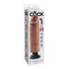 King Cock 10 Inch Vibrating Dildo Tan, Pipedream