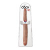 King Cock 16 Inch Tapered Double Dildo Tan