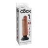 King Cock 6 Inch Vibrating Dildo Tan, Pipedream