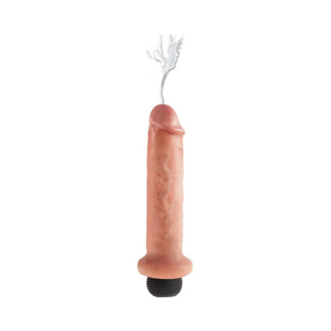 King Cock 7in Squirting Dildo Beige, Pipedream