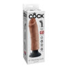 King Cock 8 Inch Vibrating Dildo Tan, Pipedream