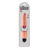 King Cock 9 Inch Vibrating Stiffy Dildo Beige