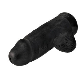 King Cock 9in Chubby Dildo w/Balls Black, Pipedream King Cock 9in Chubby Dildo w/Balls Black, Pipedream