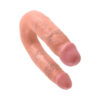 King Cock Double Trouble Dildo 5.5in Medium Beige, Pipedream