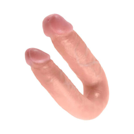 King Cock Double Trouble Dildo 5.5in Medium Beige, Pipedream