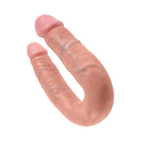 King Cock Double Trouble Dildo 5.5in Medium Beige, Pipedream