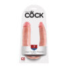 King Cock Double Trouble Large Dildo Beige