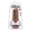 King Cock Two Cocks One Hole 7 Inch Dildo Tan