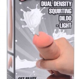 Loadz 7 Inch Dual Density Squirting Dildo Light