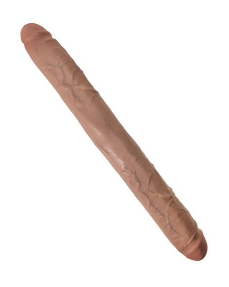 King Cock 16 Inch Thick Double Dildo Tan