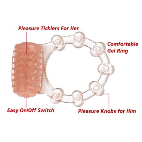 Screaming O Vibrating Cock Ring Beige