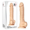 Adam's True Feel Cock XL 10.5in Beige, Adam & Eve