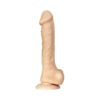 Adam's True Feel Cock XL 10in w/Balls Beige, Adam & Eve
