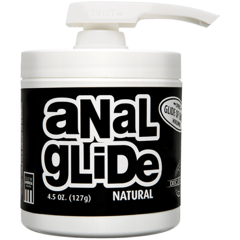 Anal Glide Natural Lube 4.5oz, Doc Johnson