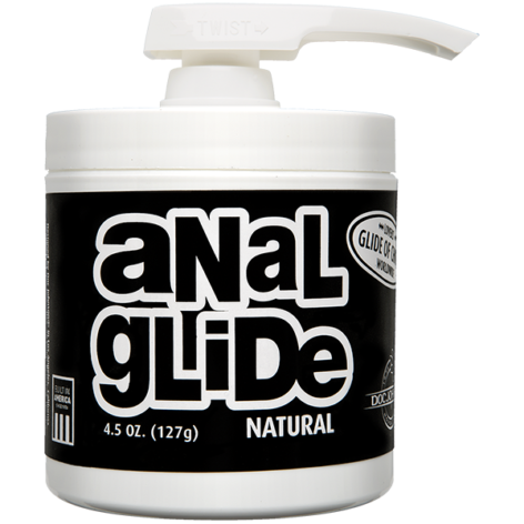 Anal Glide Natural Lube 4.5oz, Doc Johnson