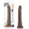 Dr. Skin Basic 8.5in Cock w/Suction Cup Chocolate