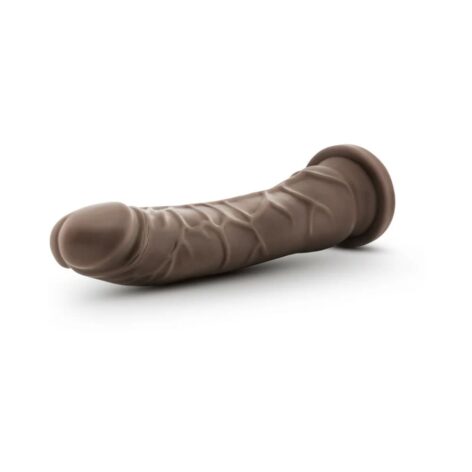 Dr. Skin Basic 8.5in Dildo w/Suction Cup Chocolate, Blush
