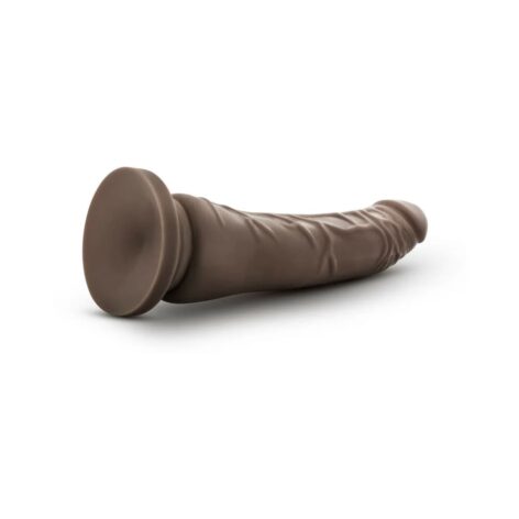 Dr. Skin Basic 8.5in Dildo w/Suction Cup Chocolate, Blush