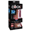 King Cock Plus 6.5in Tri Density Dildo w/Balls Tan