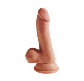 King Cock Plus 6.5in Triple Density Dildo w/Balls Tan King Cock Plus 6.5in Triple Density Dildo w/Balls Tan