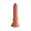 King Cock Plus 6.5in Triple Density Dildo w/Balls Tan