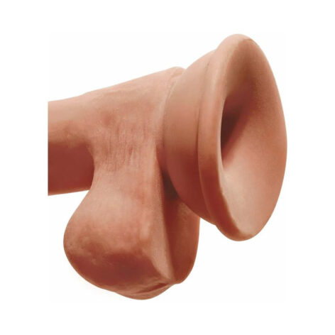 King Cock Plus 6.5in Triple Density Dildo w/Balls Tan