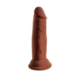 King Cock Plus 6in Triple Density Dildo w/Suction Cup Brown King Cock Plus 6in Triple Density Dildo w/Suction Cup Brown