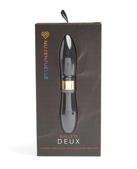 Sensuelle Deux Double Ended Bullet Vibrator Black