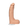 Chad White Dildo 8.5in w/Balls Vanilla, Doc Johnson