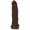 Jason Luv Dildo 10in w/Balls Chocolate Black, Doc Johnson