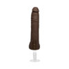 Jax Slayher Dildo 10in w/Balls Chocolate, Doc Johnson