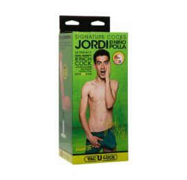 Jordi El Niño Polla Dildo 8in w/Balls Vanilla, Doc Johnson