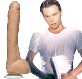 Kevin Dean Dildo 12in w/Balls Vanilla, Doc Johnson