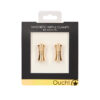 Ouch Magnetic Nipple Clamps Balance Pin Gold 2pc