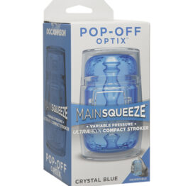 Pop-Off Optix Main Squeeze Stroker Crystal Blue