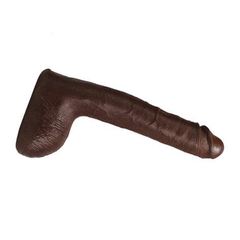 Ricky Johnson Dildo 10in w/Balls Chocolate