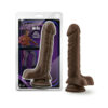 DJ Dildo Loverboy 9in w/Balls Chocolate, Blush