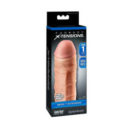 Fantasy X-Tensions Mega 1in Penis Extension Beige, Pipedream