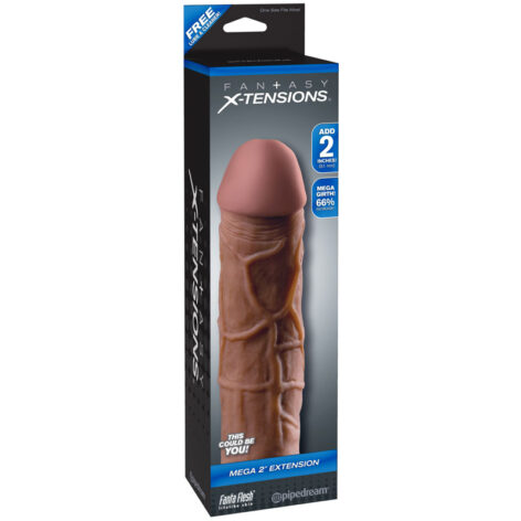 Fantasy X-Tensions Mega 2 Inch Extension Brown