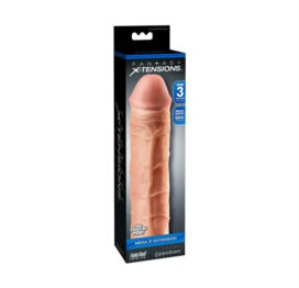 Fantasy X-Tensions Mega 3in Penis Extension Beige, Pipedream