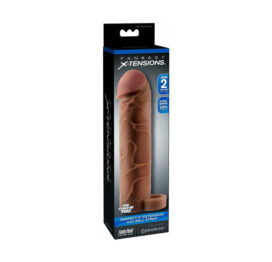 Fantasy X-Tensions Perfect 2" Extension w/Ball Strap Brown