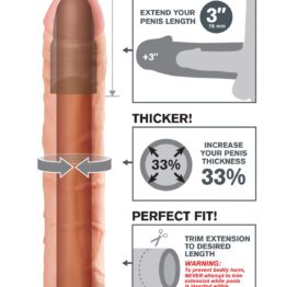 Fantasy X-Tensions Perfect 3 Inch Extension Beige