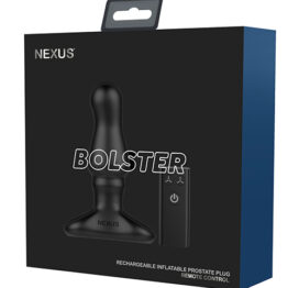 Nexus Bolster Inflatable Remote Butt Plug Black