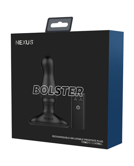 Nexus Bolster Inflatable Remote Butt Plug Black