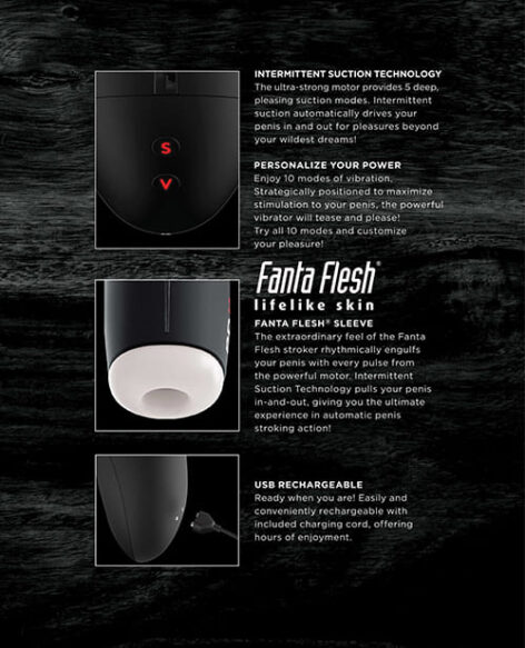 PDX Elite Fap-O-Matic Suction Masturbator, Pipedream