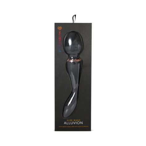 Sensuelle Alluvion XLR8 Dual Ended Flexible Wand Black