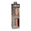 King Cock Elite 10 Inch Dual Density Dildo Light