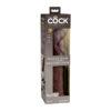 King Cock Elite 11 Inch Dual Density Dildo Brown